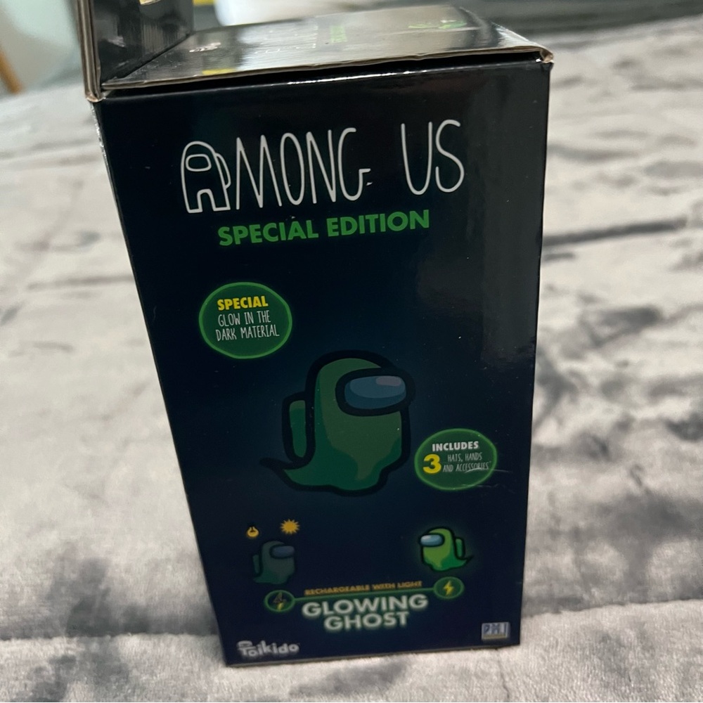 NWT Among Us Special Edition Glowing Ghost Crewmate Action Figure - Picture 3 of 5